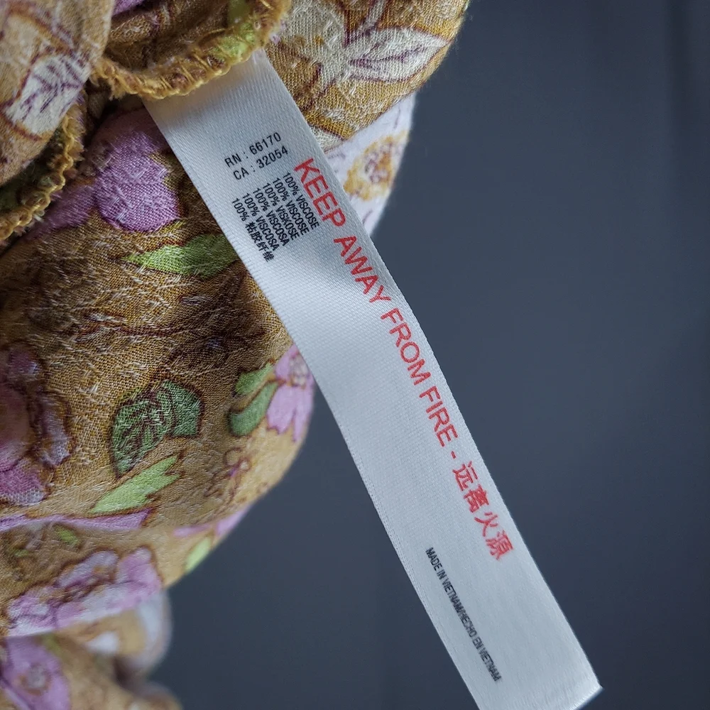 Intimately Free People Slip Dress Medium All I Wanted‎ Maxi Floral Empire Slit